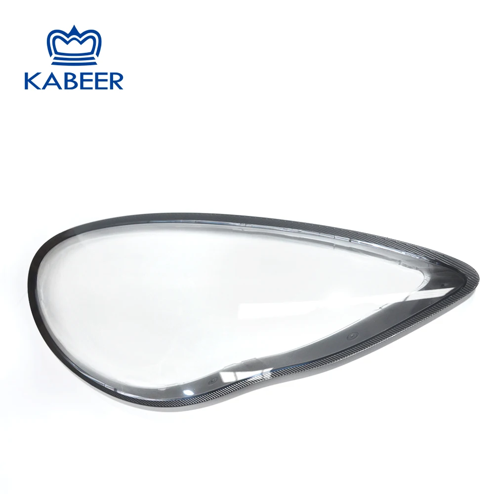 Kabeer manufacturer Headlight Lens For Porsche Panamera 2010 2011 2012 2013 Headlamp Cover Car Replacement Head Lamp