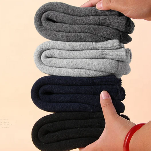 wholesale unisex camel wool socks 50% wool socks hand knitted merino wool socks women