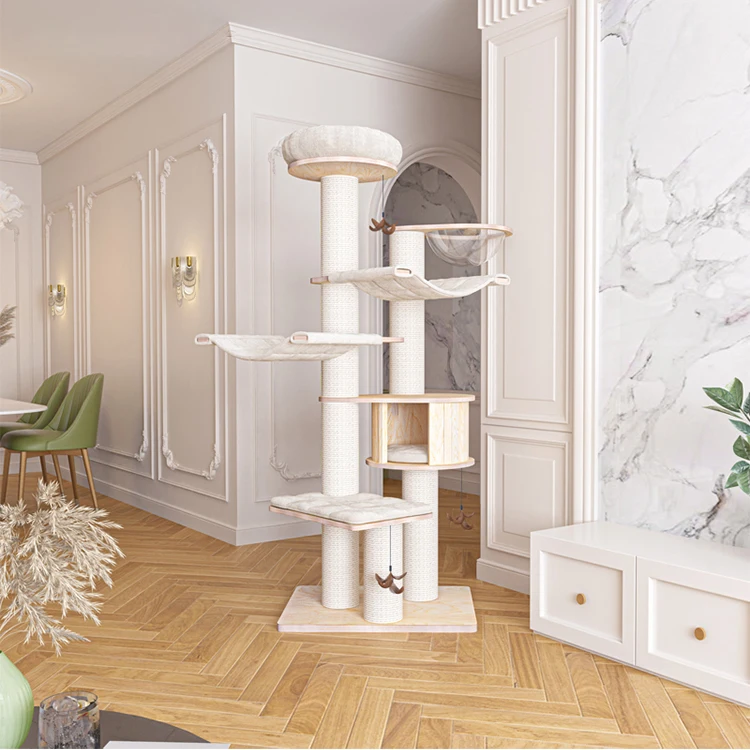 Honeypot Cat Manufacturer wholesale custom large cat tree integrated large luxury cat villa
