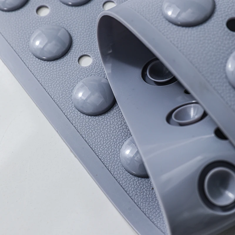 2024 NEW arrival Customised pvc bath mat Non Slip Anti Bacterial Bath Shower Mat pvc Bathroom Mat for Tub Bathroom