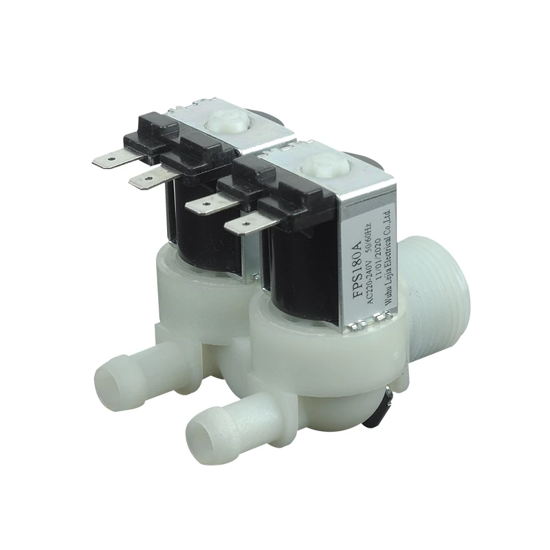 Double Way Hot and Cold Water Solenoid Valve Water Single  Inlet Valve for Dish Washer D/W Water purifier Spare parts