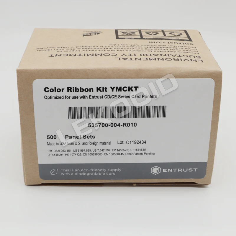 Entrust CD800 Color Ribbon 535700-004-R010 - YMCKT - 500 Prints