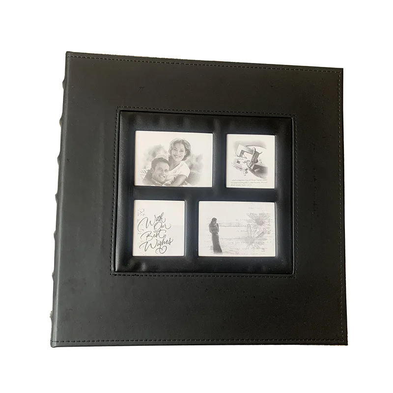 Photo Album 4x6 600 Photos Large Capacity Leather Cover Wedding Family Holds 600 Horizontal and Vertical Photos