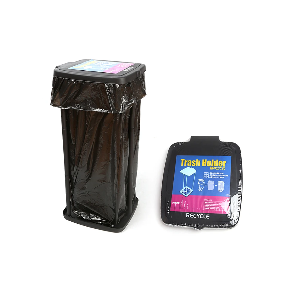 Promotional Foldable Rubbish Bin Trash Bag Holder Plastic Trash Bin