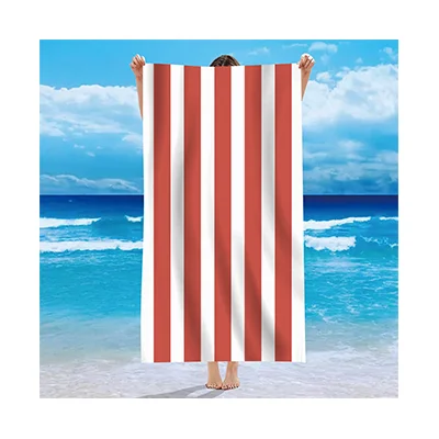 Customized pink beach towel skin-friendly personalised beach towel multicolor jumbo beach towel 180cm x 180cm for adult