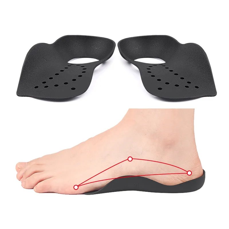 Flat Feet Corrector High Arch Support Half Insole Orthotic Shoe Insert Leg Alignment Shock Absorption Insole