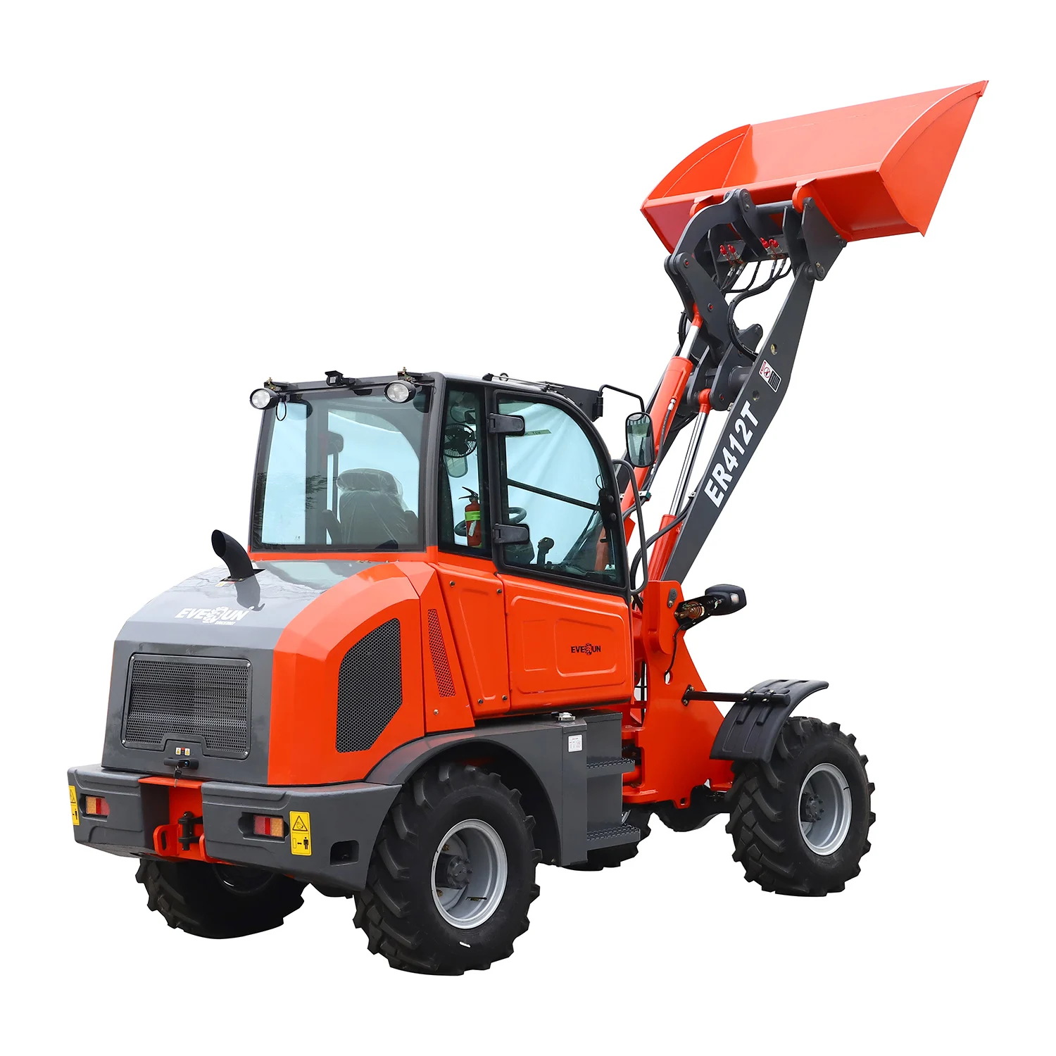  EVERUN ER412T 4WD новый дизайн хорошая цена компактная сельскохозяйственная машина мини Лопата колесный погрузчик с