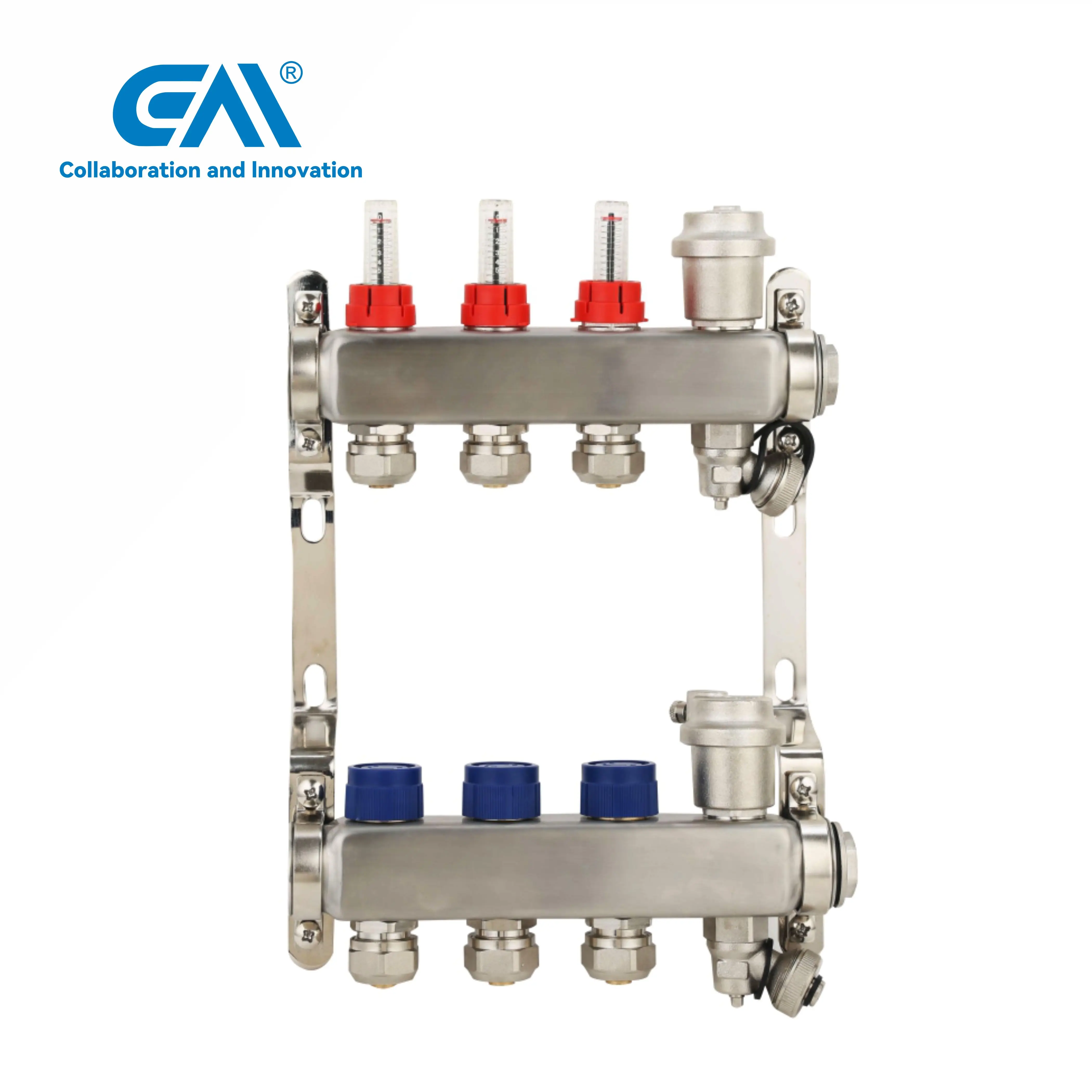 ZL-1175E нержавеющий manifold pex Напольное отопление пола коллектор