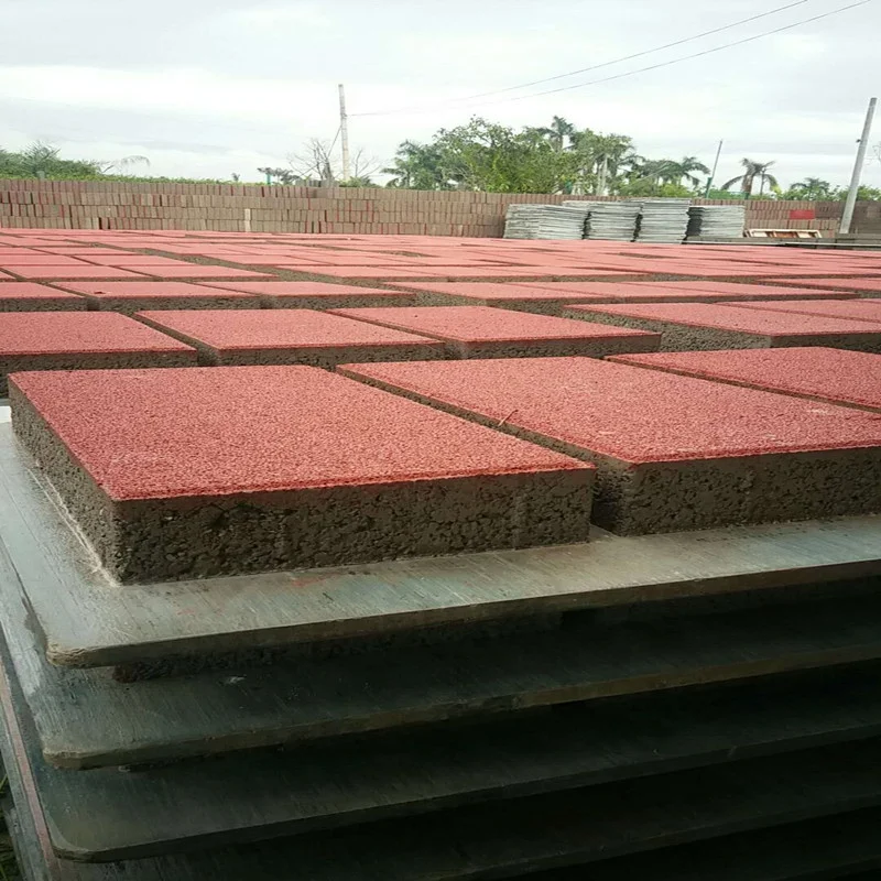 
Permeable brick for permeable pavement 