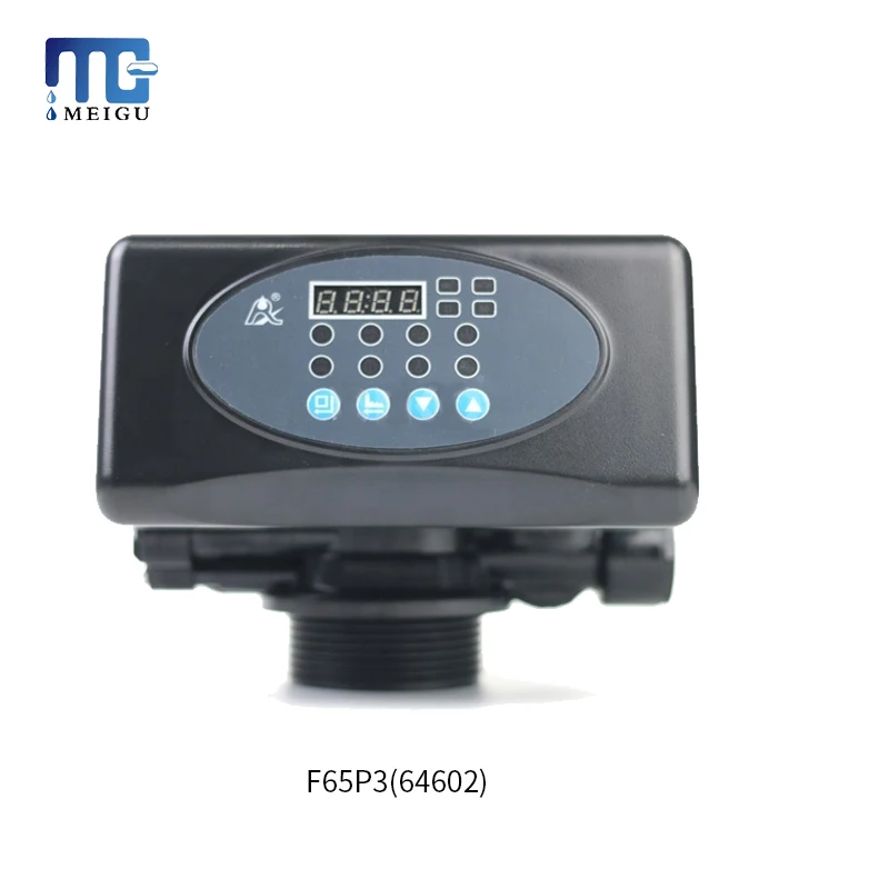 Runxin F65P3(64602) Electronic Multiport Automatic Water Softener Control Valve 2m3/h Flow Control Water Softener Valve