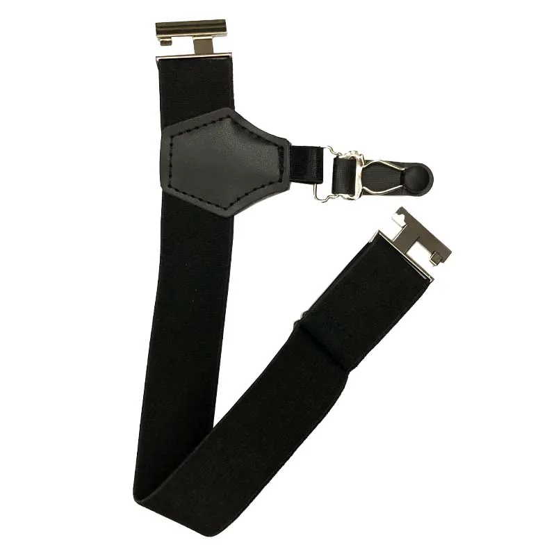 Wholesale Shirt Suspenders Garter Women Men Leg Elastic Harness Braces For Business Shirts Adjustable Sock Garter Holder Belt
