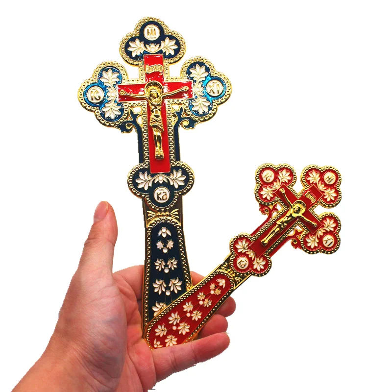 22.5*10cm+17X7.5cm Orthodox 4 Colors Wall cross,2 Sizes as an set
