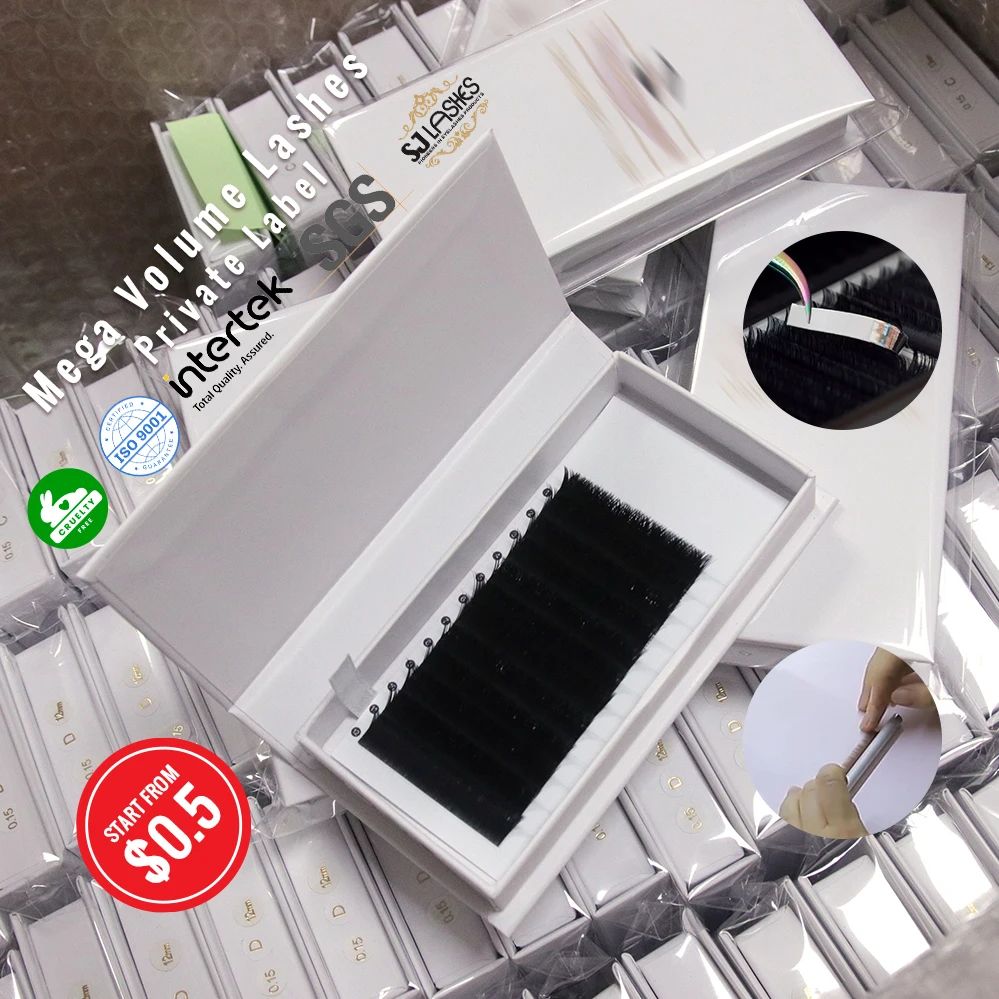 Premium Mink Lash Extension Handmade Lash Extensions Mink Custom Lashes Packaging