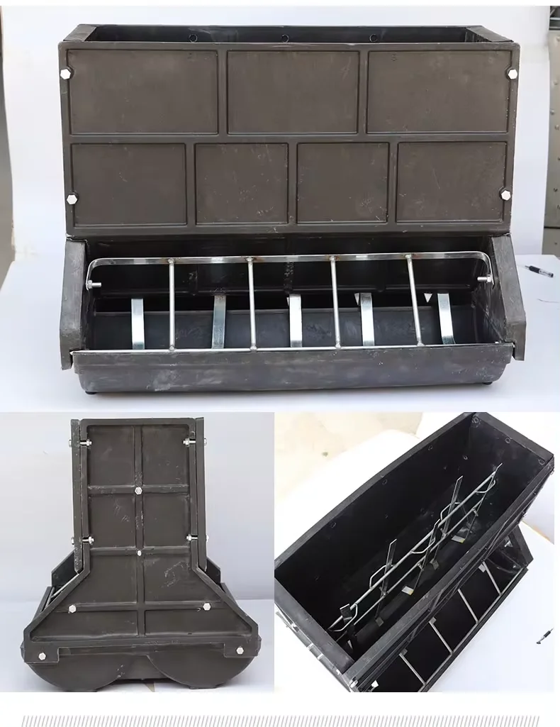 Двухсторонняя кормушка для свиней 10 отверстий