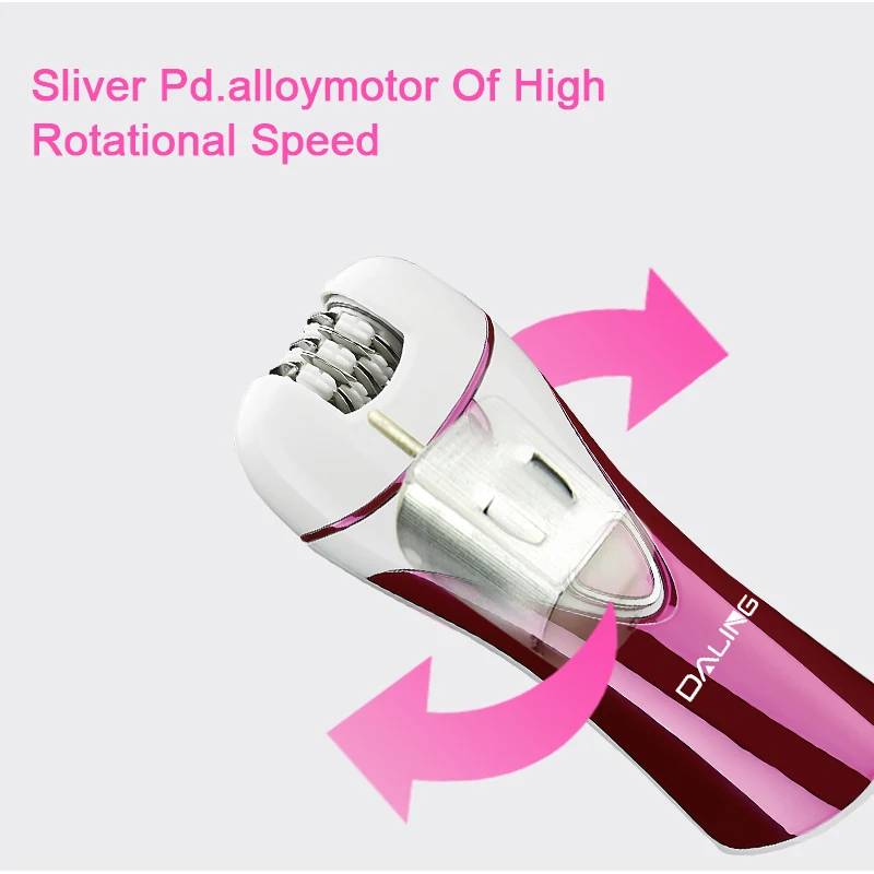 DALING 3 in 1 Best Logo Custom Heysilky skin Laser Hair Removal handset Shopify Dropship Facial Hair Removal Hair Woman