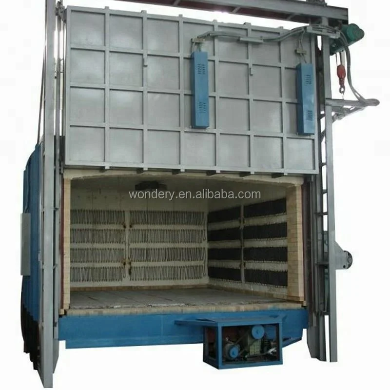 WONDERY China Manufacturer Electric High Temperature Bogie Hearth Car Bottom Furnace Heat Treatment Furnace