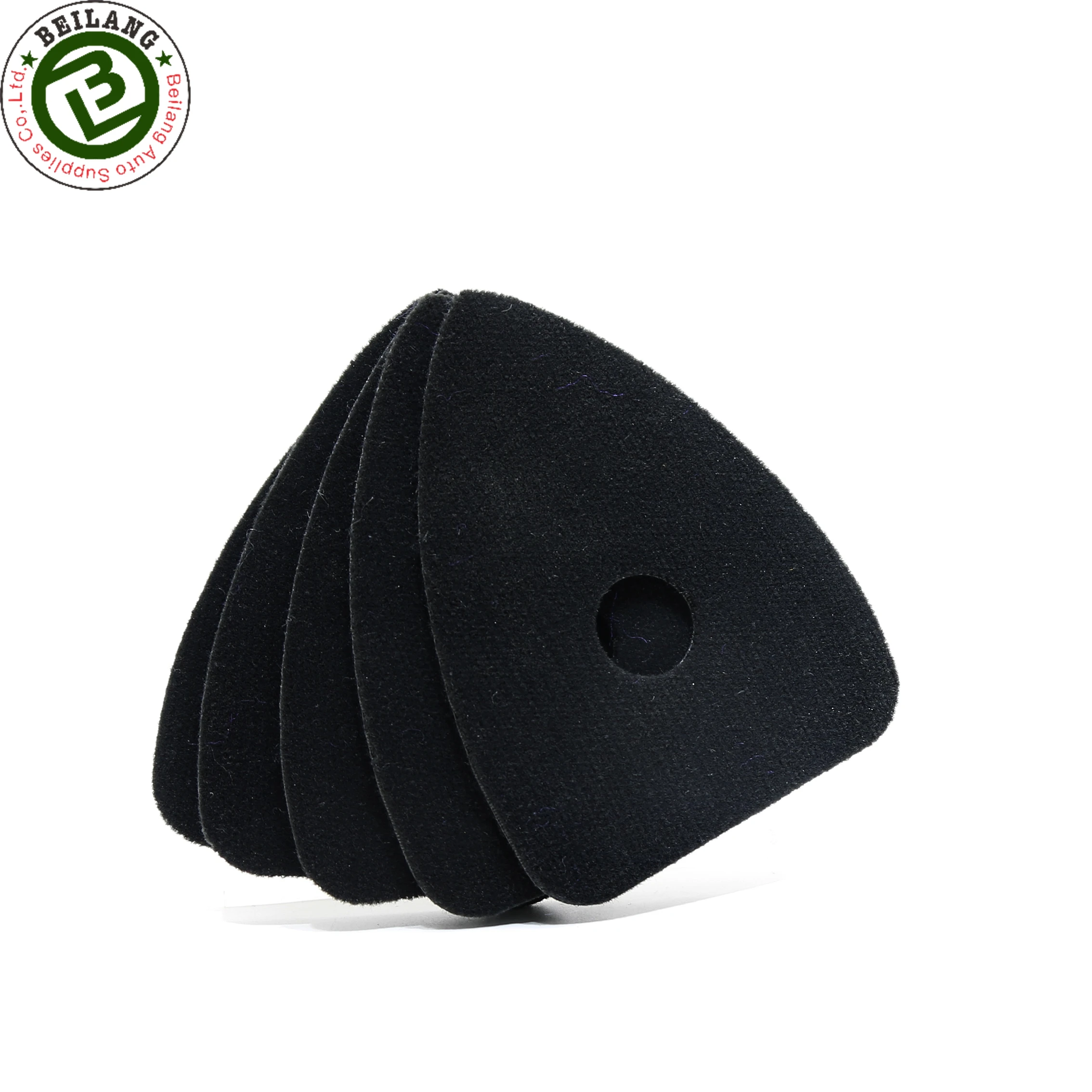 Non-Abrasive Cleaning Pad Microfiber Window Cleaning Pad Hook and Loop Sticky Clean Pad