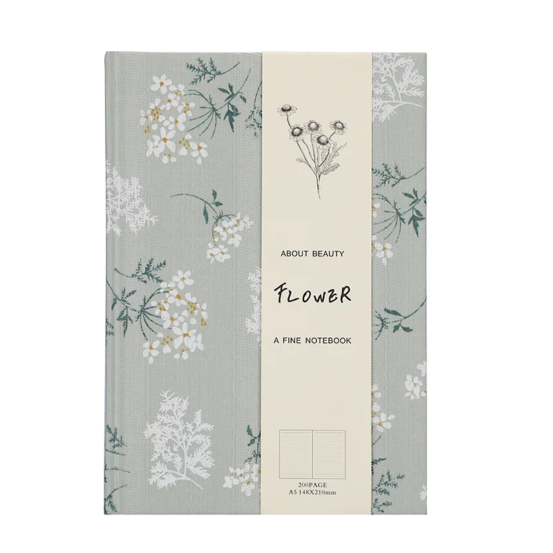 HongShun linen journal custom hardcover custom notebooks a5 wholesale