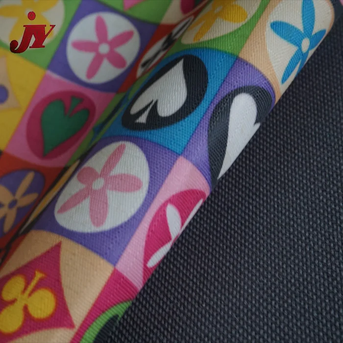 Customized High Quality print 500D 600D oxford pvc coated fabric waterproof for bag use