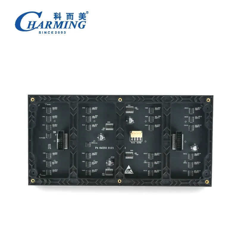 Indoor And Outdoor Screen  LED Display 1R1G1B P4 Module Size 256*128mm For Club