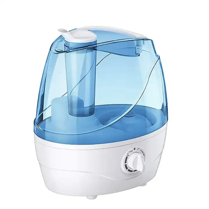 Large Capacity Adjustable 360 Degree Rotation Nozzle 2.2L Cool Mist Humidifier Auto Safety Shut-off Blue Essential Oil Diffuser