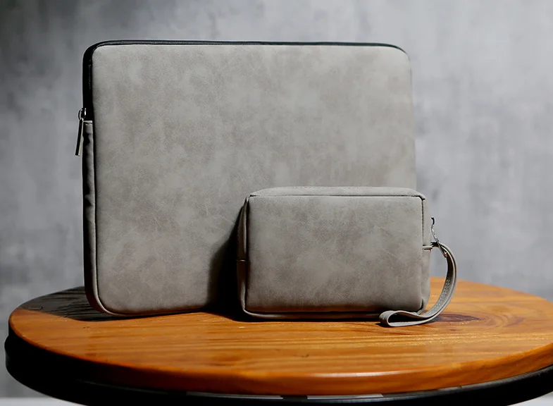 Waterproof Laptop Tablet Case Notebook Case Protect PU Leather Slim Laptop Sleeve for Mackbook