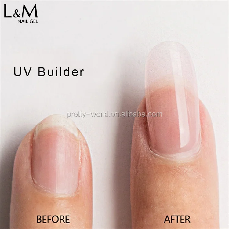 L&M factory Fast extension no need finger holder gel nails uv hard extend poly gel builder