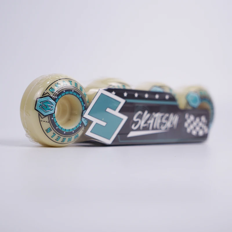 SKATESKY Round Shape 54mm 80% Rebound PU Skate Skateboard Wheels