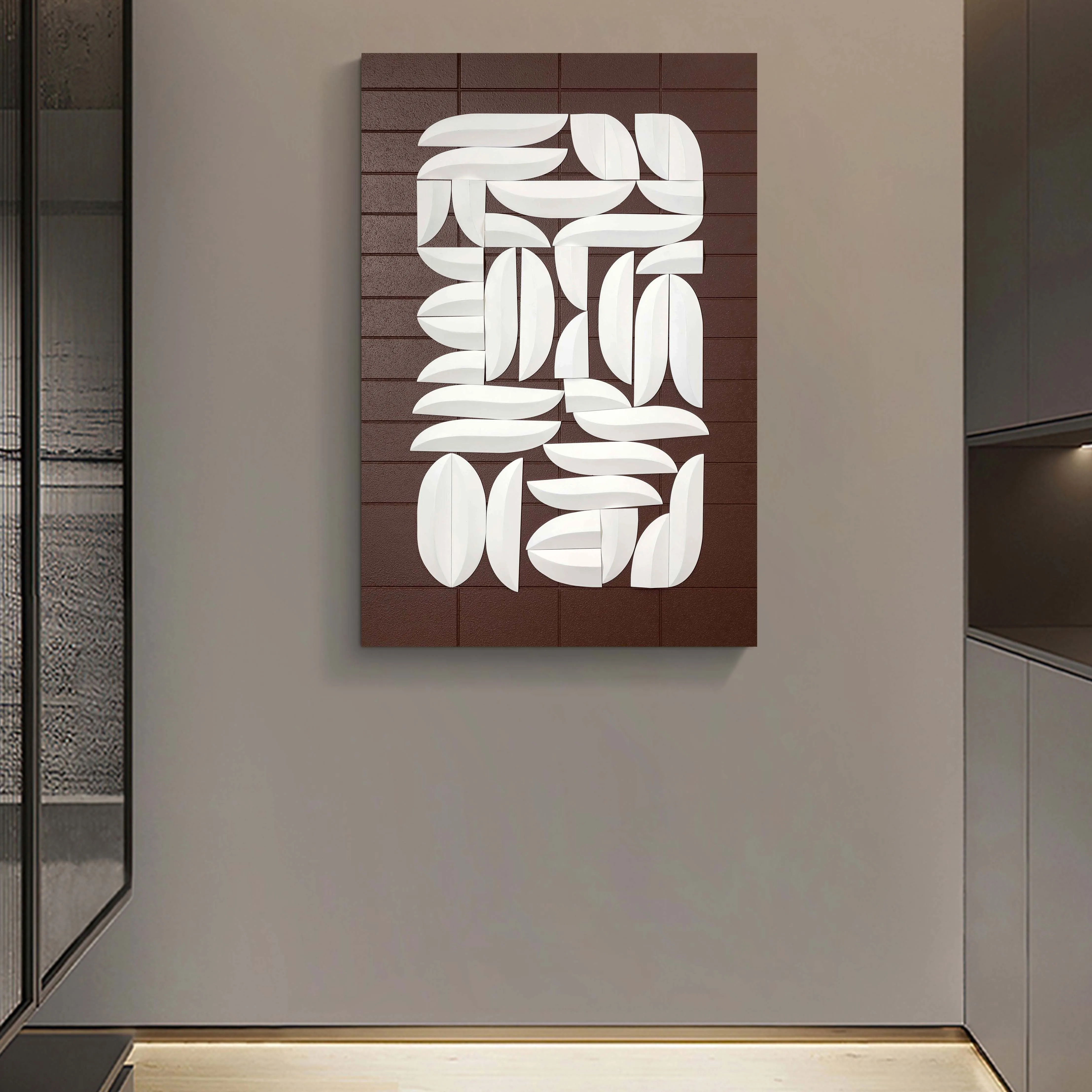 Hotel hanging paintings   3d three-dimensional  porch decoration painting  simple modern  for abstract wall art