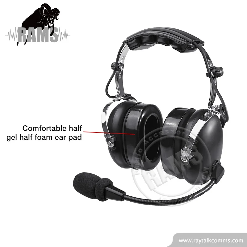 Good Quality Premium PNR Noise Cancelling Pilot Aviation Headset