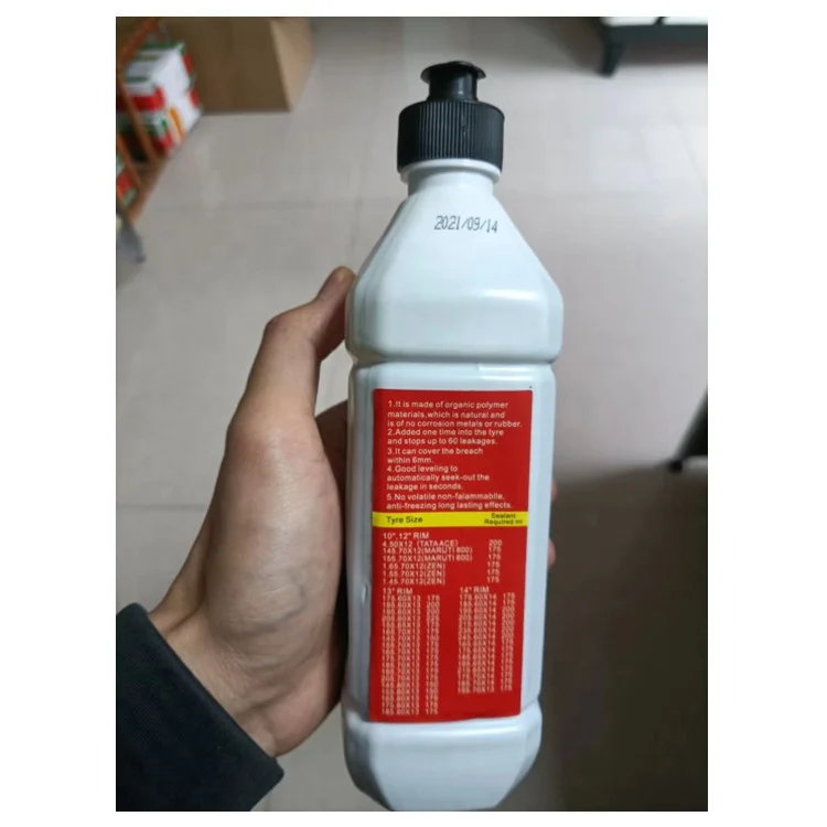 Anti-Rust Motorcycle Tyre Sealer Bicycle Vacuum Tire Sealant Liquid 500ML 1000ML