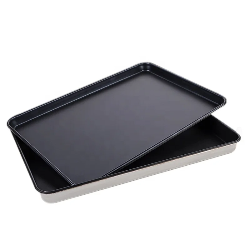 High Quality Nonstick Coating Bbq Deep Baking Sheets Tray Plate Pan Stainless Steel Grill Roasting Pan For Turkey Fryer Sets