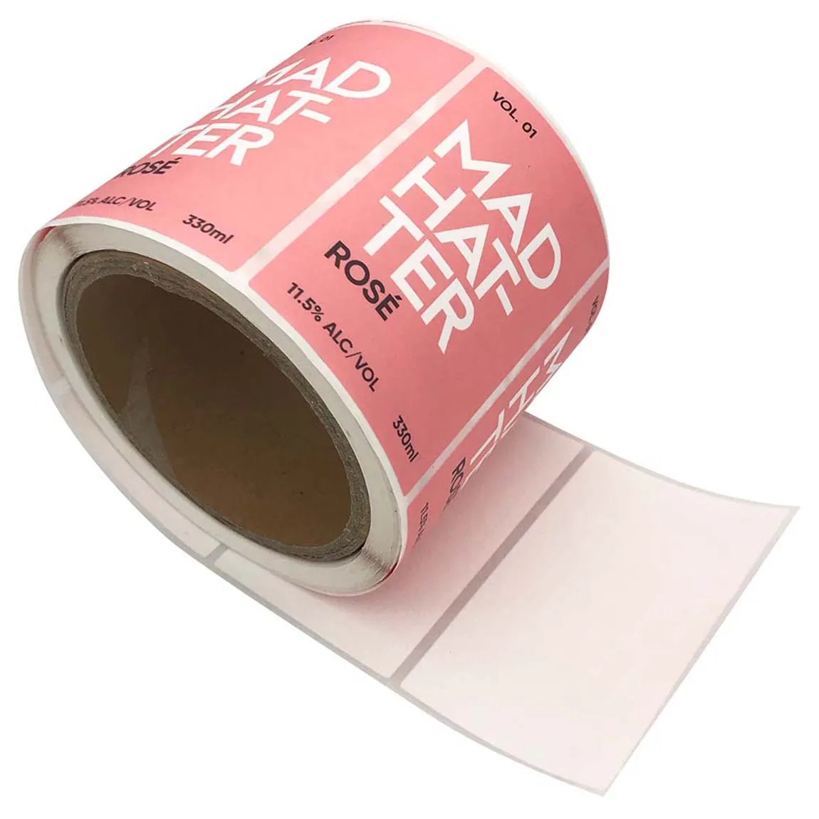 Custom 2022 Self Adhesive Waterproof Vinyl Label Sticker Wine Beer Bottle Label Whiskey Label