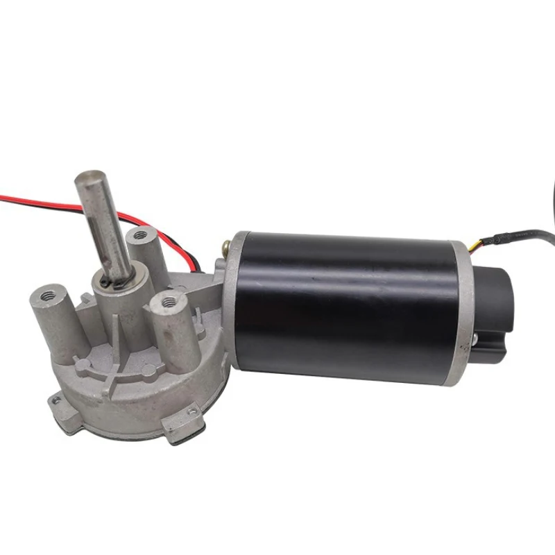 low rpm geared dc motor 12v 24 volt 50nm 50w 80w 100w reducer gear box motor