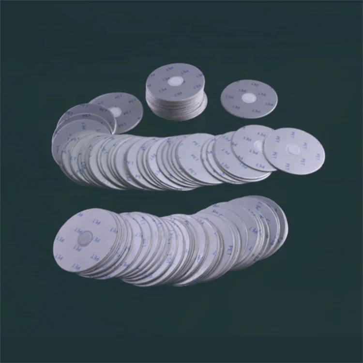 Custom Sizes Air Released Aluminum Foil Vent Bottle Cap Seal with Paper Backed Separable
