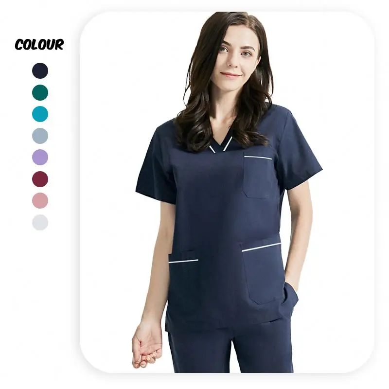 2022 Pharmacy Plastic Surgery Hospital Surgical Suit Beauty Salon Nurse Uniform Women Nurse Workwear