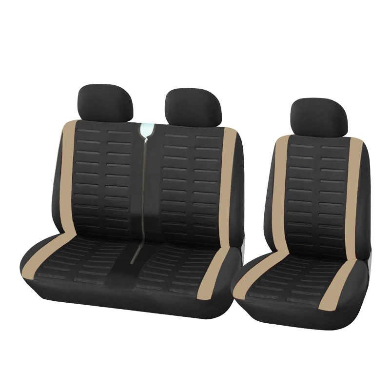 
Fashion Sport Matching Color Pattern 1+2 Transporter Van Universal Truck Seat Covers 