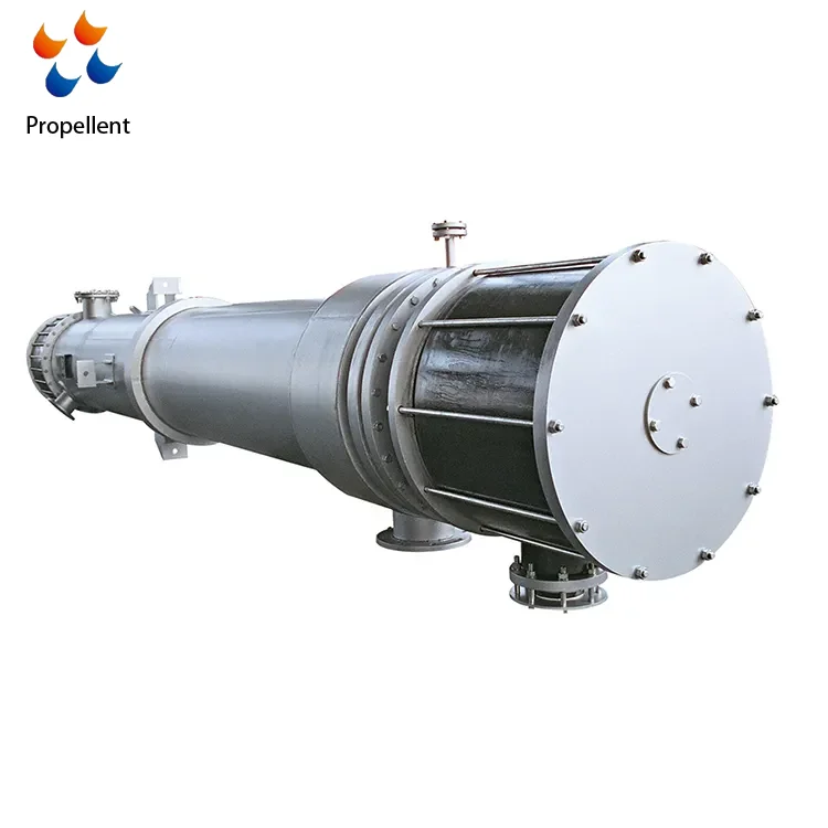 30ton Acetic acid condenser Graphite Tubular Heat Exchanger For Chemical factory