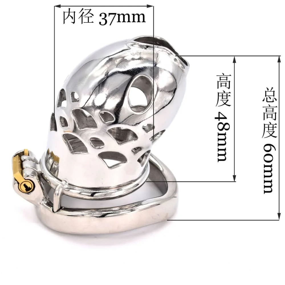 YOCY Fish Mouth Style Stainless Steel Male Chastity Device Cage Bandage Chastity Belt,Sissy chastity cage,chastity cage steel