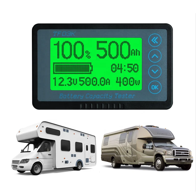 TF03KH 350A OEM Battery coulometer battery Capacity indicator Volt Meter Power Meter car battery monitor capacity tester for RV