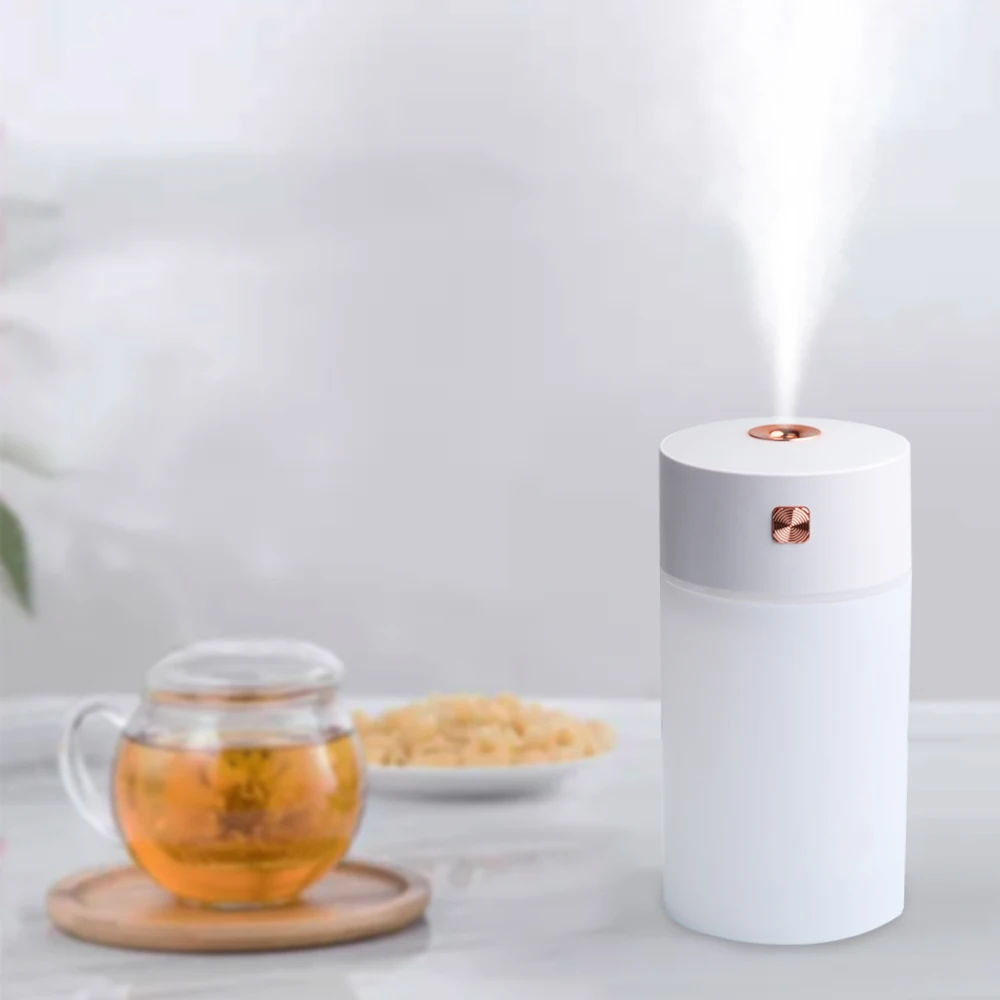 Новинка 2022, Лидер продаж, настольный мини-увлажнитель со светодиодной подсветкой, портативный Радужный увлажнитель воздуха, 300 мл, h2o, нано, холодный туман, красочный увлажнитель