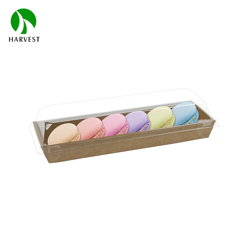 Recyclable Takeaway Disposable Kraft Paper Sushi Food Packaging Paper Custom Sushi Box