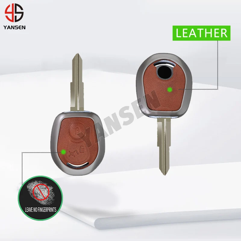 2024 New Zinc alloy leather key case For SsangYong Actyon Kyron Rexton Key Decoration Accessories