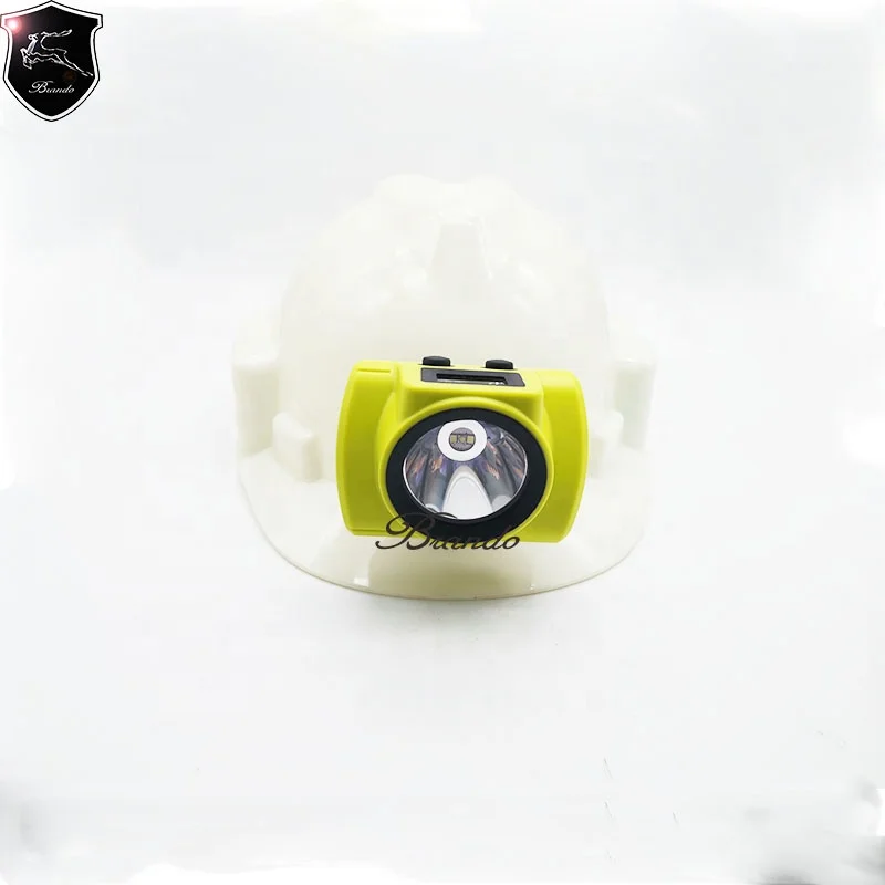 Magnetic attraction charging OLED display 15000 lux lamparas mineras rechargeable mining headlamp cordless miner cap lamp KL6-D