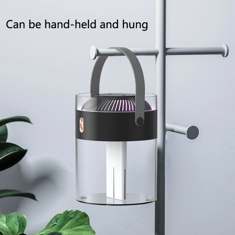 Home Appliances 2.6L Home Desktop Simple Design Bucket Double Nozzle Spray Personal Space Air Humidifier