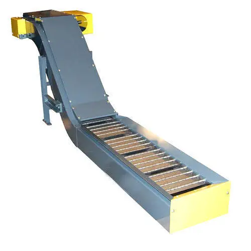 High speed conveyor device CNC machine scrap conveyor chain type chip conveyor