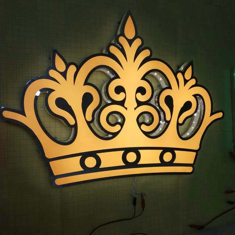 LED stainless steel frame 3D custom outdoor advertising acrylic face letter signs for company Logo hotel sign letter board