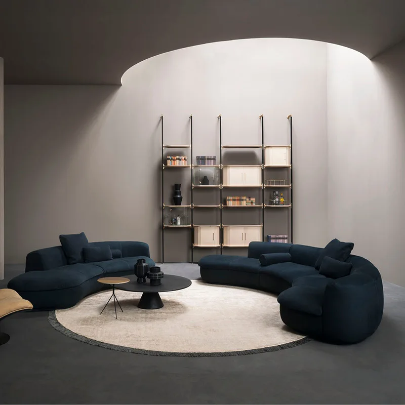 Белый современный минималистичный секционный диван Wohnzimm Mobels Couches Boucle изогнутый модульный для гостиной роскошь дома
