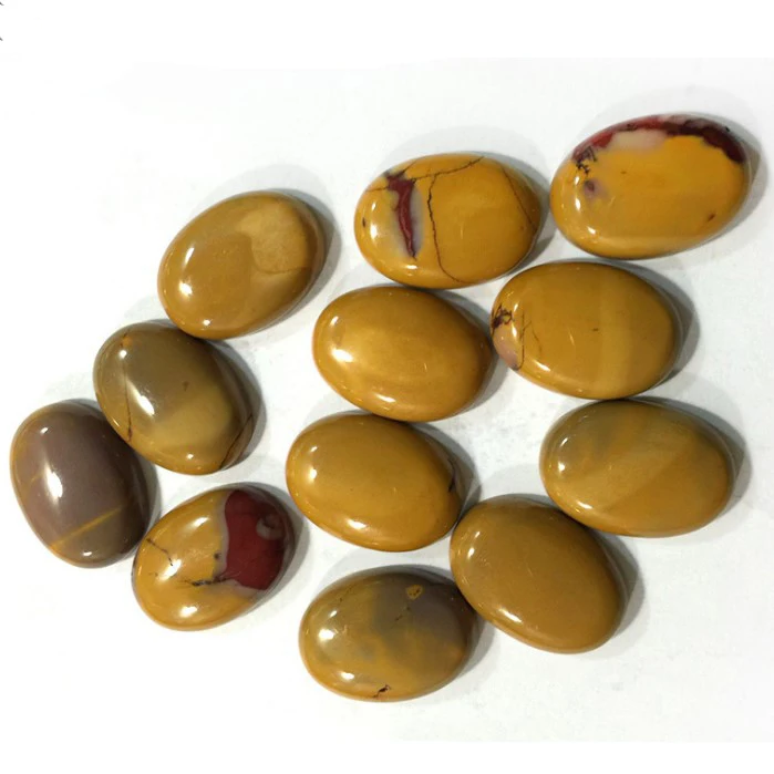 18*25mm Oval Cut Smooth Natural Mookaite  Cabochons