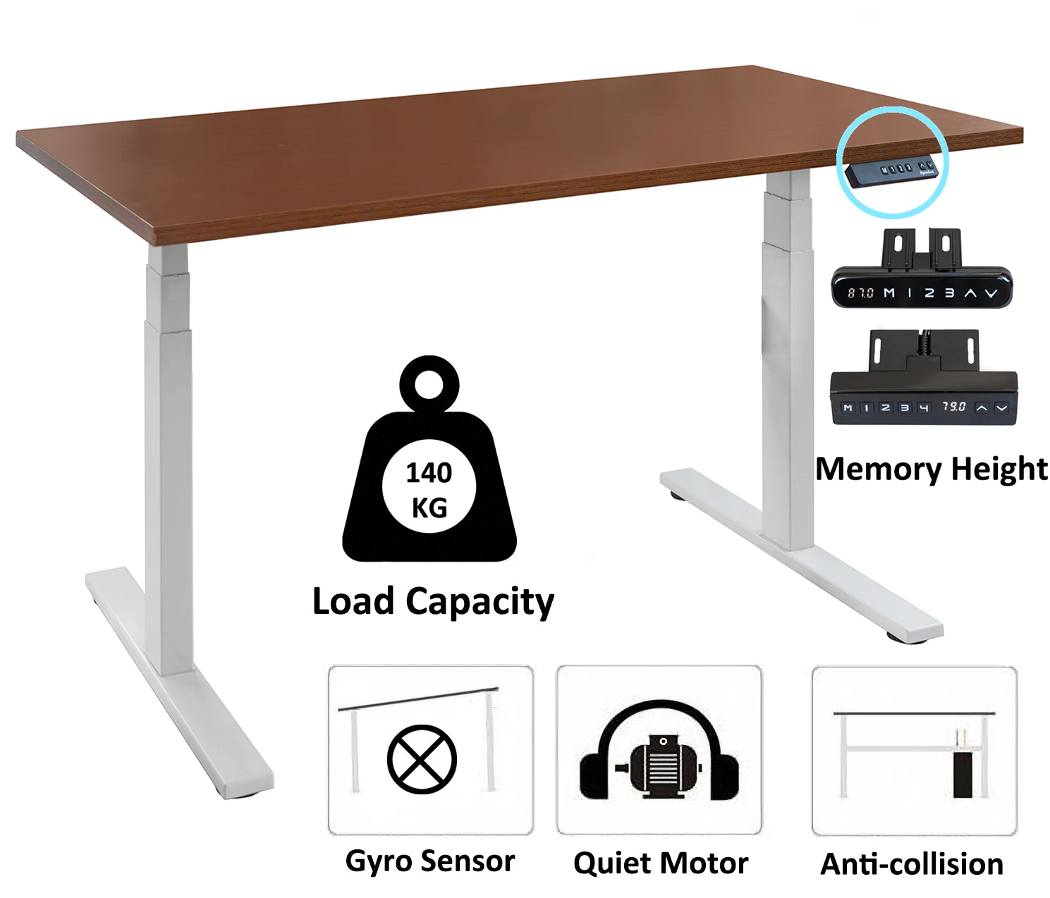 SH Ergonomic Dual Motor Adjustable Computer Table Height Adjustable Table Sitting Standing Up Table